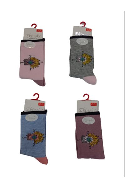 Ekinoks Girl's Socks 4-Piece