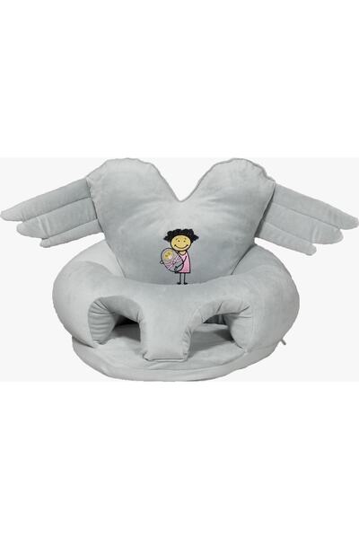 RUSTİKEVDECORART Bebek Oturma Devrilmez Destek Minderi Bebek Koltuğu Büyük Be...