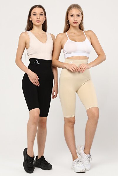 Light Black Short Corset Shorts (outerwear)