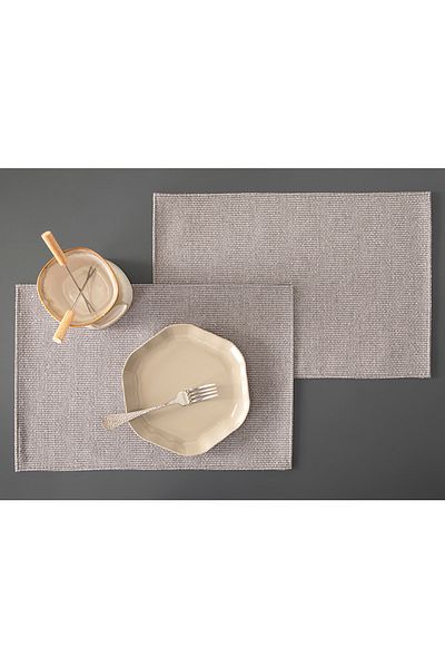 English Home Kiara 2-Piece American Service 30x45 Cm Gray
