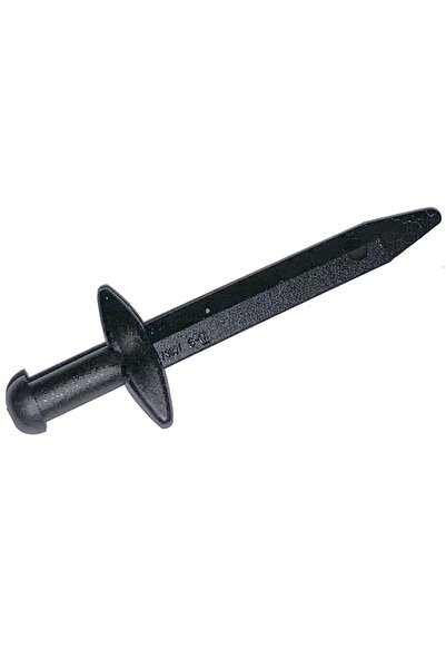 LEGO Orjinal Moc Custom Akseusar Minifigür Weapon Medieval Ortaçağ Sword Siya...
