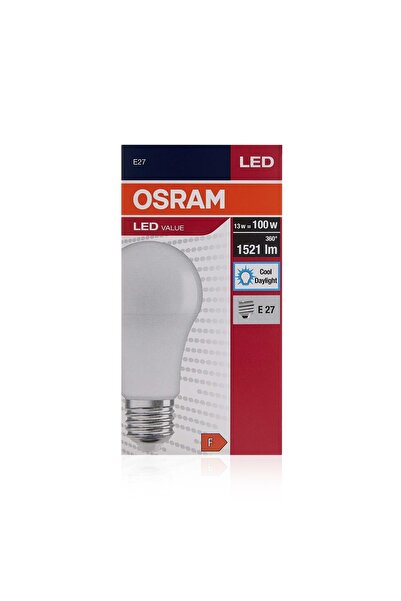Osram Led Value Cla100 12W/100W 1521Lm E27 Ampul - 6500K Beyaz Işık