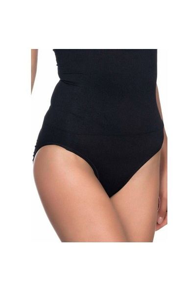 Cecimer Women's Black Seamless Double Slip Corset, Size Down 1 Size