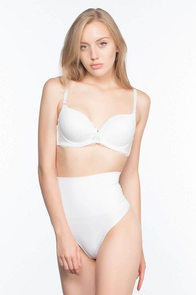 Cecimer Corset antiderapant cu tăiere cu laser cu dimensiuni 1, alb 2813