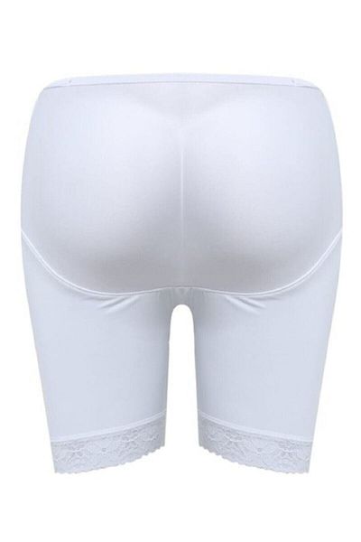 Cecimer Corset pentru întărirea șoldurilor din dantelă albă pentru femei, redus cu 1 mărime, 2002