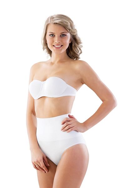 Cecimer Women's White Corset, Decreasing 1 Size