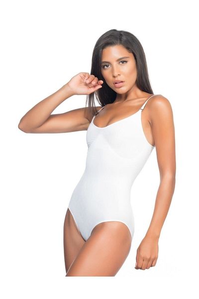 Cecimer Corset de corp cu model fără cusuri, reduce 1 dimensiune