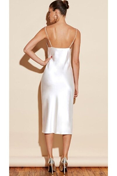 laferlin Saténové šaty s límečkem Degaje - podšité