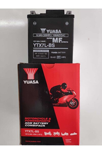 Yuasa Motostart Yamaha R 25 Mt 25 Ytx7l-bs Motosiklet Akü