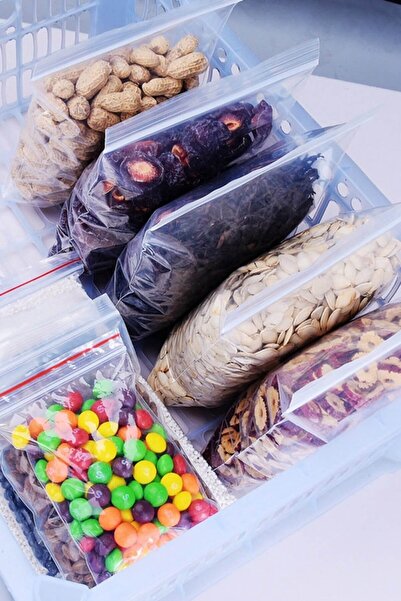 FRESHUP Fresh-up Büyük Boy Kilitli Buzdolabı Poşeti Seti 8'li 4 Paket Toplam 32 Adet