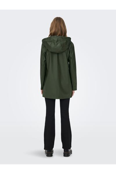 ONLY Elise Raincoat Otw Γυναικείο Παλτό Χακί 15261734-03
