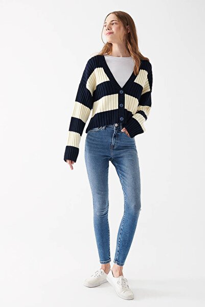 Mavi Kadın Serenay Zımparalı Gold Shape Jean Pantolon