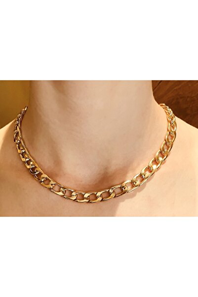 HEYO COVER Gold Thick Chain Necklace