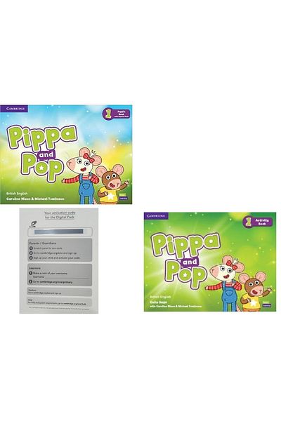 Cambridge University Press Pippa And Pop Level 1 Pupil's Book With Digital Pack + Activity Book