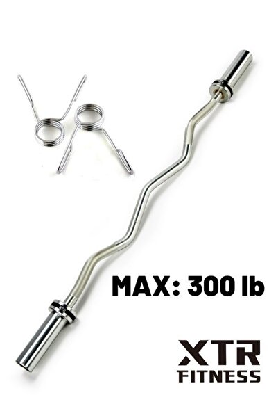 XTR Fitness Profesyonel Olimpik Z Bar 120 Cm 50 Mm (iğneli Rulman)