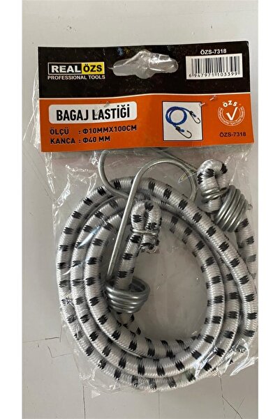 Real Özs Bagaj Lastiği 10x100 40 Mm Kanca Uyumlu