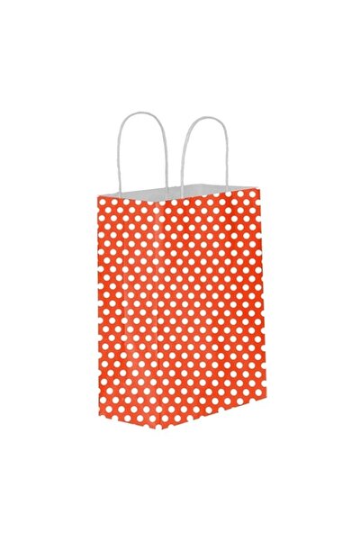 Umur 12x25x40 25 Li 90 Gr Turuncu Puantiyeli Karton Poşet