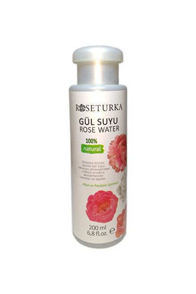 Rose Turka %100 Doğal Gül Suyu 200 ml