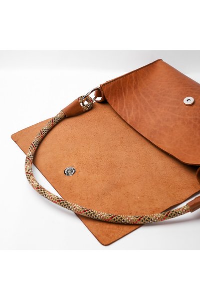 YOURHANDBAGS Taba Deri Candy Çanta