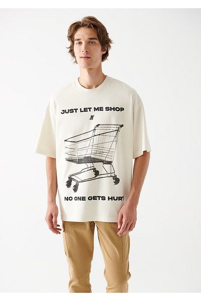 Mavi T-Shirt - Weiß - Oversized