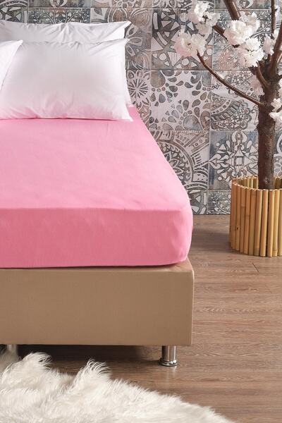 Miabella Home King Size Elastic Combed Cotton Sheet