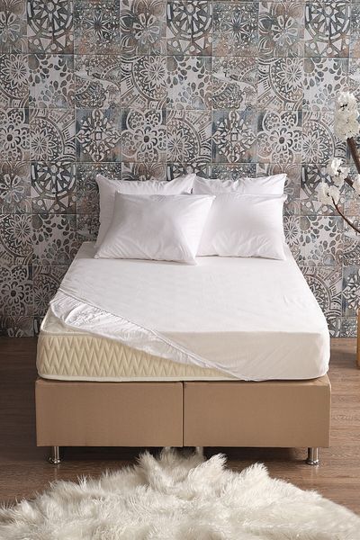 Miabella Home Cearşaf de pat elastic din bumbac pieptănat |   Pat 100x200 compatibil, textura moale