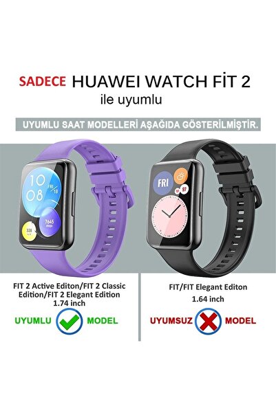 UnDePlus Huawei Watch Fit 2 Watch Gard 02 Kasa Koruyuculu Ekran Koruyucu