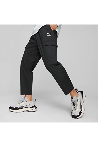 Puma Classics Woven Pants Erkek Siyah Eşofman Altı 53560501