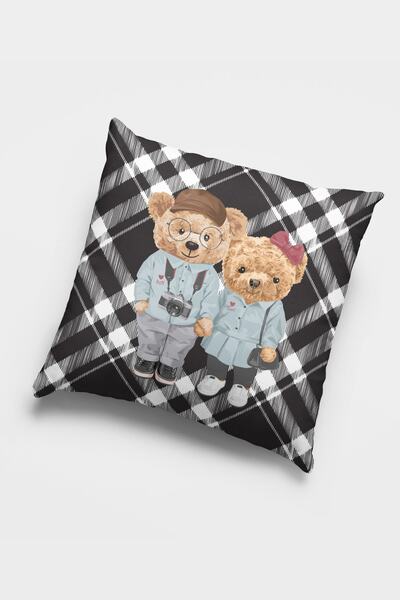 Viva Home 43x43 см Тканина з конячої шерсті Преміум Двостороння подушка Mrs. ...