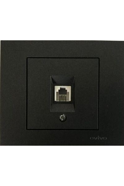 OVİVO مقبس هاتف Grano Black Numeris