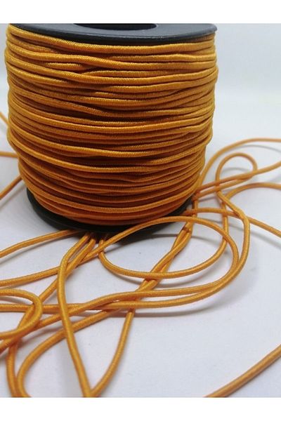 Firebird Takı Aksesuar Ve Kamp Malzemeleri Λαστιχένιο σχοινί 1,5 mm Πορτοκαλί Χρώμα 20 μέτρα