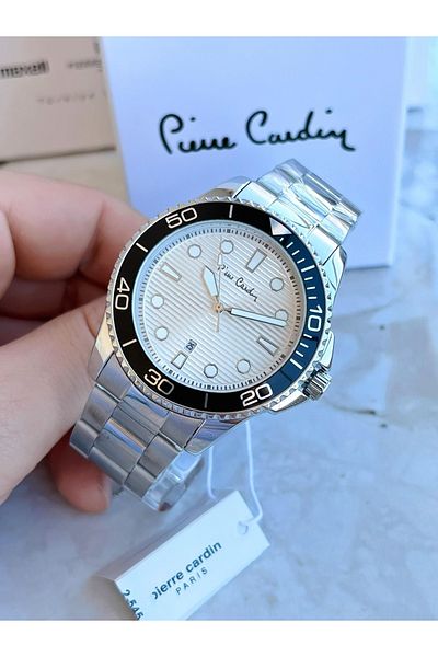 Pierre Cardin Pr.01.cd.1001 Steel Cord Men's Wristwatch 30 Mt Waterproof