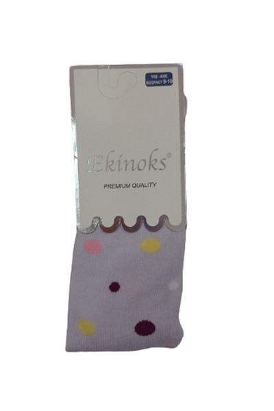 Ekinoks Girl's Polka Dot Patterned Pantyhose