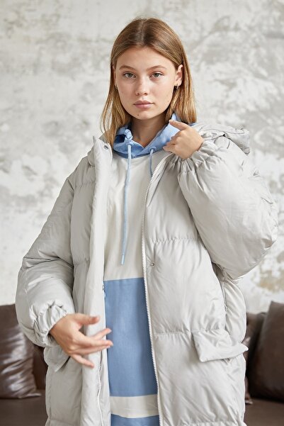 InStyle Polstrovaná bunda Puffer - biela