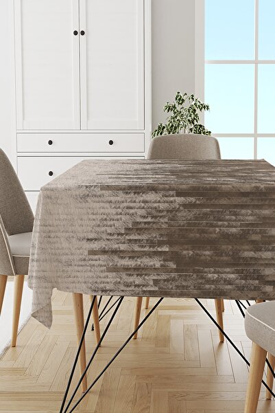 NeluxHome Πλένεται με απόδειξη λεκέδων Αδιάβροχο ύφασμα από βελούδο ταϊλανδέζικο εφέ δέρματος Τραπεζομάντιλο Mso348