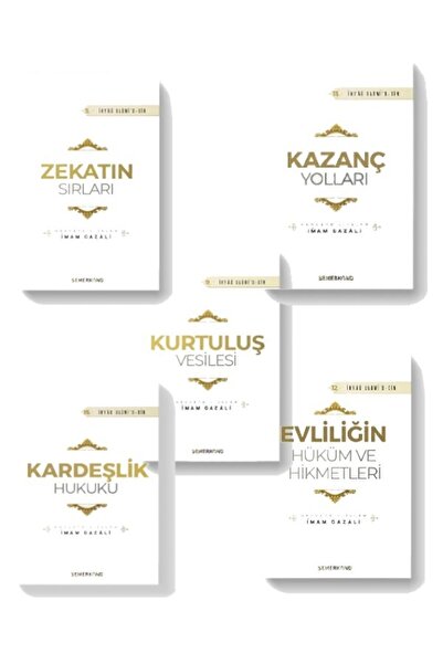 Semerkand Yayınları Imamı Gazaliden Eserler 5 Kitap