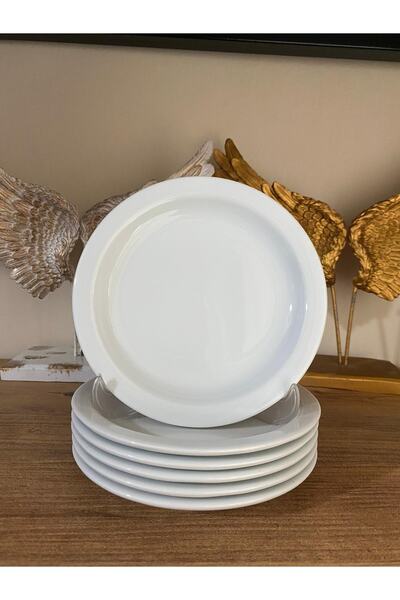 ZAGİ 6'lı Porselen Tatlı Tabağı