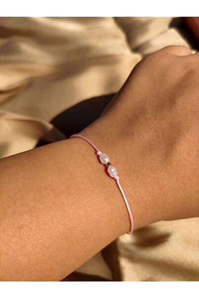 Mamba Ticaret 14 Ayar Altın Dorika Toplu Incili Bileklik