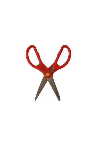 Brons Red Student Scissors - with Protection Cover, Br-702