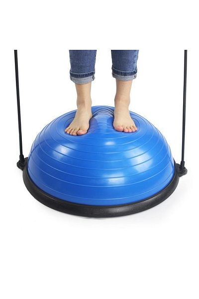 MAXİ 58 cm Blue Color Bosu Ball Balance Ball