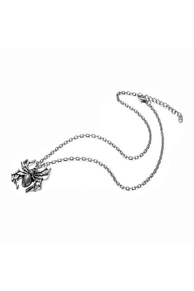 Köstebek Gothic Halloween Spider Necklace