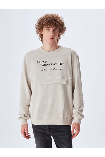 Ltb Sweatshirt - Weiß - Regular Fit