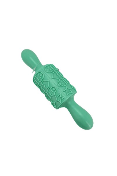 qussine Hamur Krep K Ek Kurabiye Şekillendirici Mini Silikon Merdane Yeşil