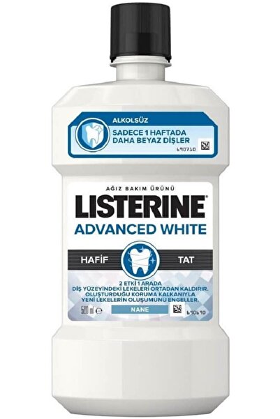 Listerine Ağız Bakım Suyu Advanced White Hafif Tat 1000 ml
