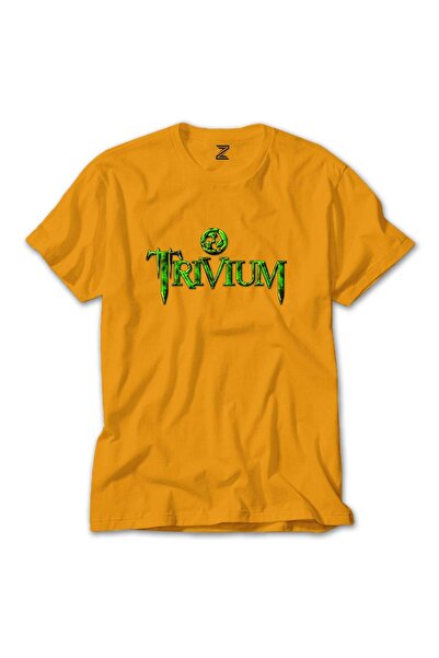 Z zepplin Trivium Logo Galben Tricou