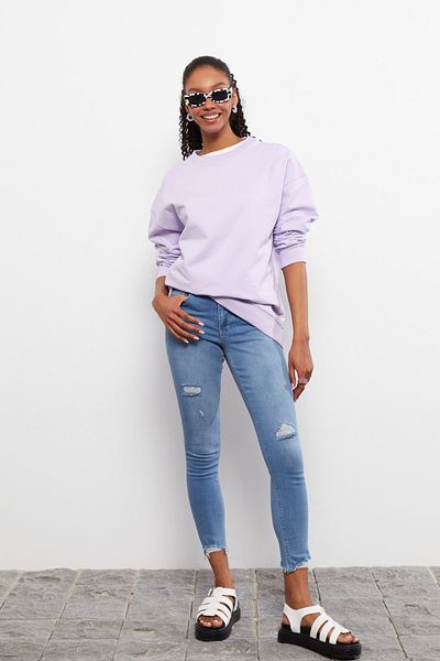 Buy Purple Sweatshirt & Hoodies for Women by LC Waikiki Online