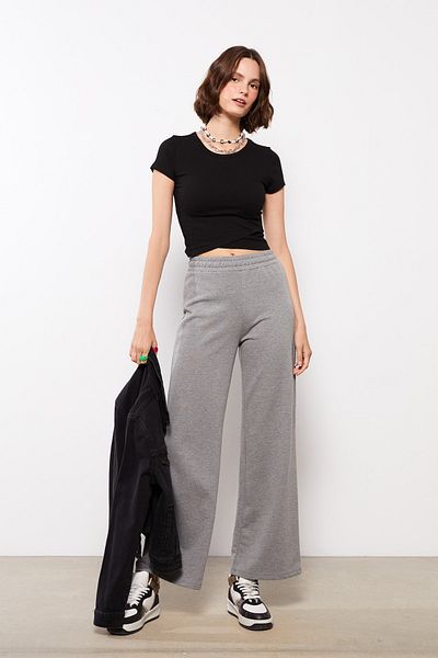 LC Waikiki Jogginghose - Grau - Wide Leg