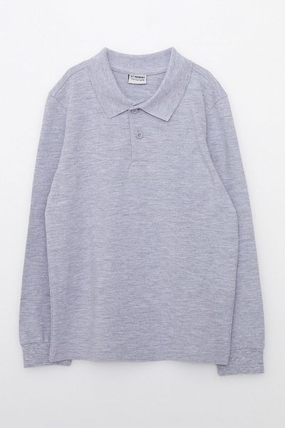 LC Waikiki Lw - Polo Collar Basic Long Sleeve Boy's T-Shirt