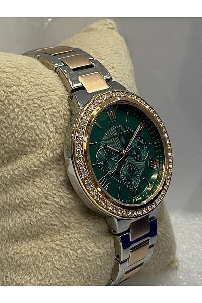 Navimarine Green Dial Rose Gold Detailed Special Series Women's Wristwatch