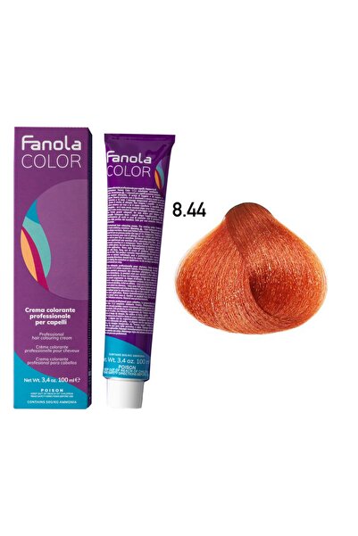 Fanola Color 100ml Light Intense Copper Blonde 8.44